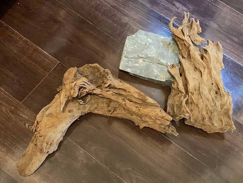 fish tank decoration wood